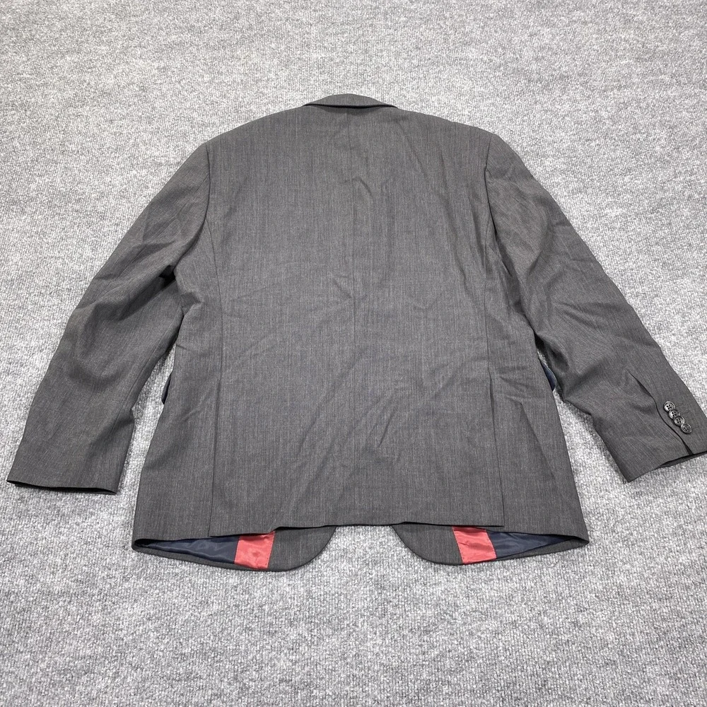 Daniel Hechter Blazer Mens 40S Charcoal Grey 100%‎ Wool Two Button Suit Jacket
